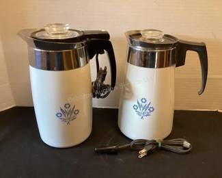 Corning Ware perculators
