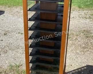 Rotating display cabinet