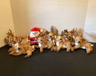 Ty Santa & Reindeer