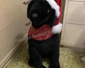 Large dog plush