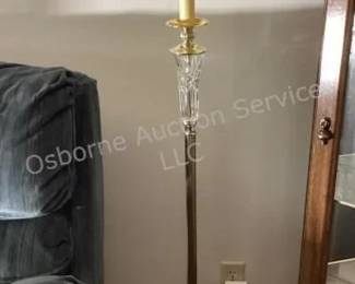Crystal floor lamp