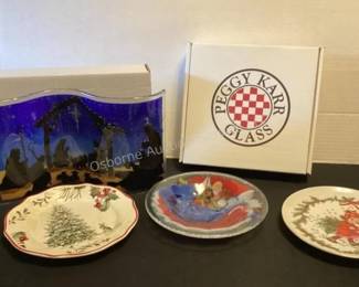 Peggy Karr glass and more