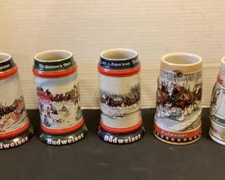 Budweiser Steins