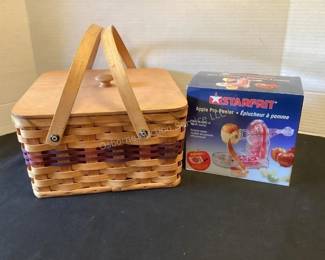 Pie basket & peeler