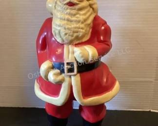 Vintage plastic 16" Santa