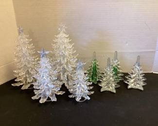 Acrylic & glass trees
