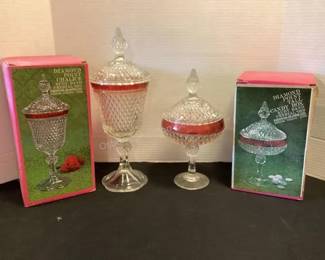 Indiana Glass candy dishes