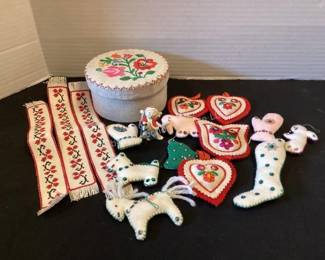 Vintage Christmas ornaments