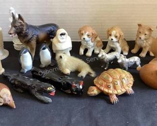 Miniature animal figurines