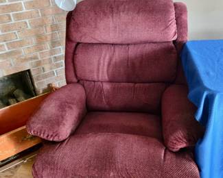 Rose Colored Recliner; Pole Lamp and more!