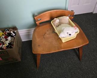Vanity Chair or Could Be Used for a Child's Chair; Ty Stuffed Animals