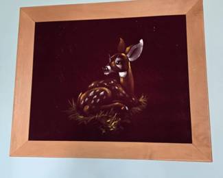 Art Handpainted on Velvet