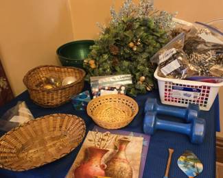 Baskets; Christmas Florals; Hand Weights; and much more!