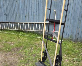 Appliance Dolly & Tall Aluminum Ladder