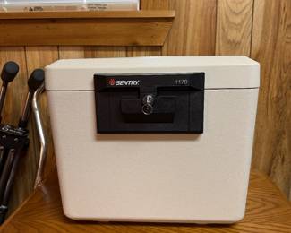Sentry safe with key