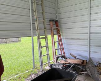 Ladders & garden stuff