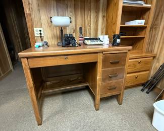 Wooden desk