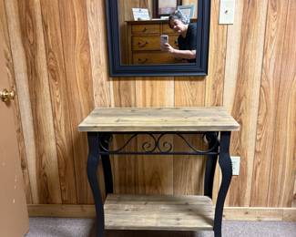Mirror & table set