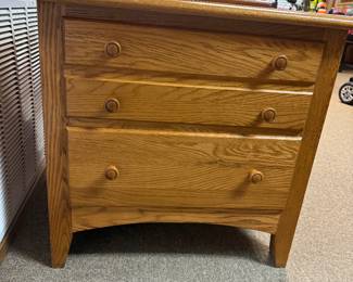 3 drawer side or end table