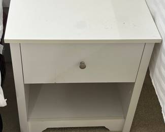 Two bedside tables, have matching dressers and geadboards