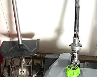 Tiller and snowblower attachments for EGO