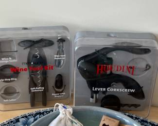 Wine bottle opening tools too!