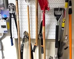 Shovels and other yard tools