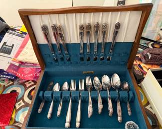 Silver plate flatware