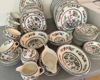 Indian tree dishes by johnson Brothers large set