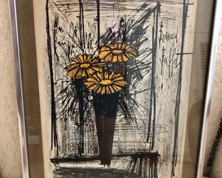 Bernard Buffet print with COA