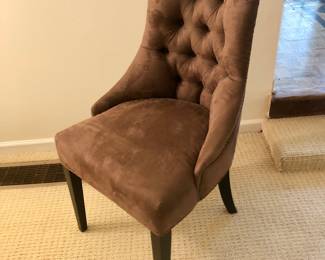 Eggplant purple side chair