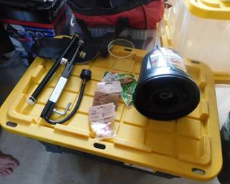 Coleman Lantern, supply pole and extra mantles