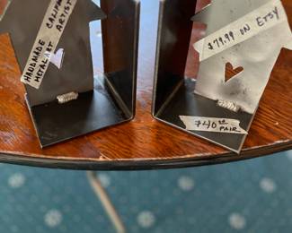 Handmade bookends