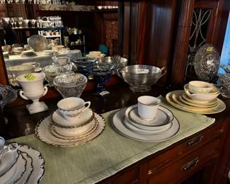 9 Dish sets, some complete, some not