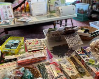 sewing and craft items