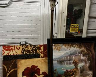 Floor lamp and some of the art