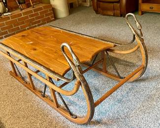 Swan Sleigh Coffee Table
