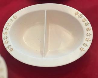 Metlox Poppy Trail Pepper Tree Divided Serving Dish