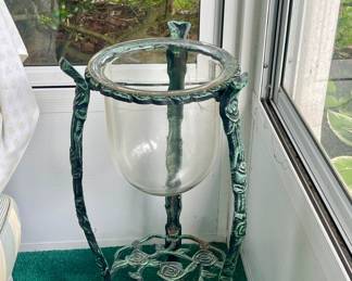 Wrought Iron Planter/Candle Stand