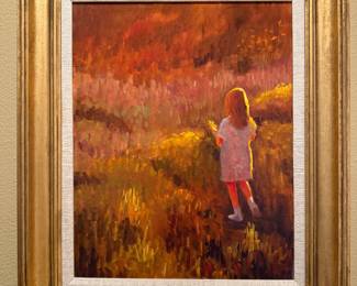 Girl on Path by C. Durwood Pickle (Athenian)