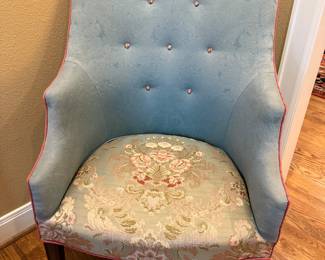 Pair of Floral Upholstered Chairs