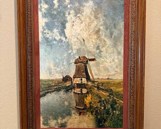 Windmill Framed Art