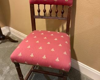 Pair of Upholstered Antique Chairs