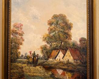 County Lane Painting by Kurt Heyden