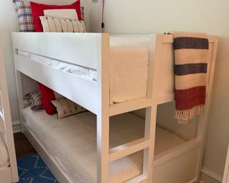 Bunk Beds & Bedding (3 sets available) made by Pottery Barn