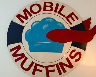 Mobile Muffins Retro Sign