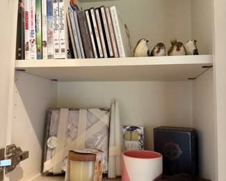 DVDs, CDs, Candles