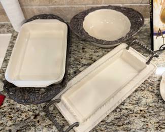 Pottery Serving Pieces