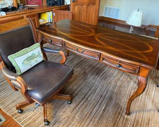 Desk &  Rolling Chair