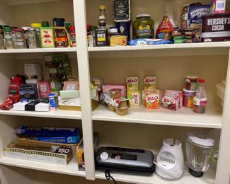 Pantry Items, Blender, Food Sealver